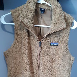WOMENS MEDIUM Patagonia Los Gatos Fleece Vest Brown